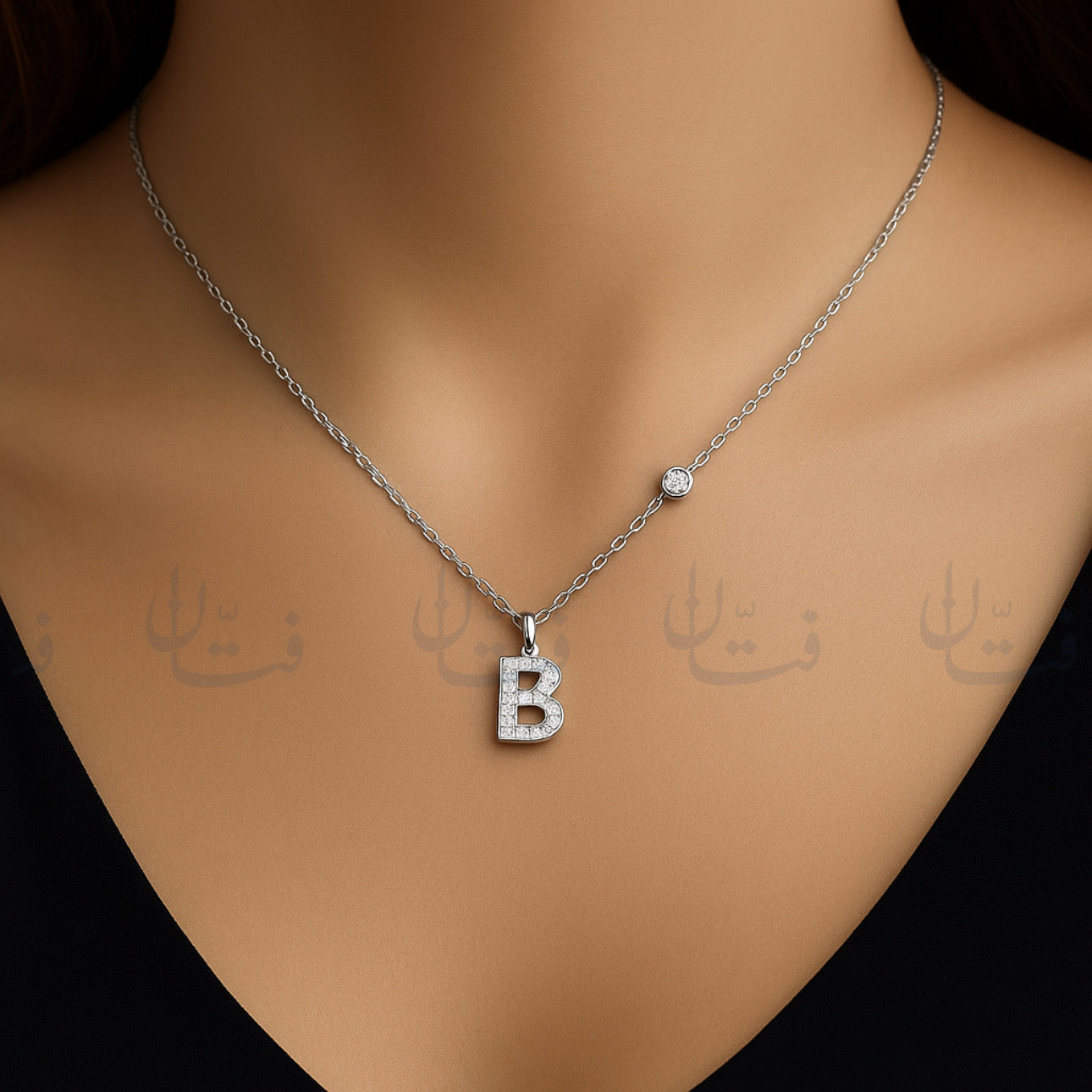 حرف B فضي