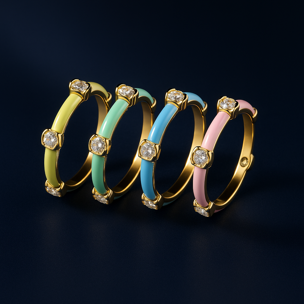 Enamel Rings