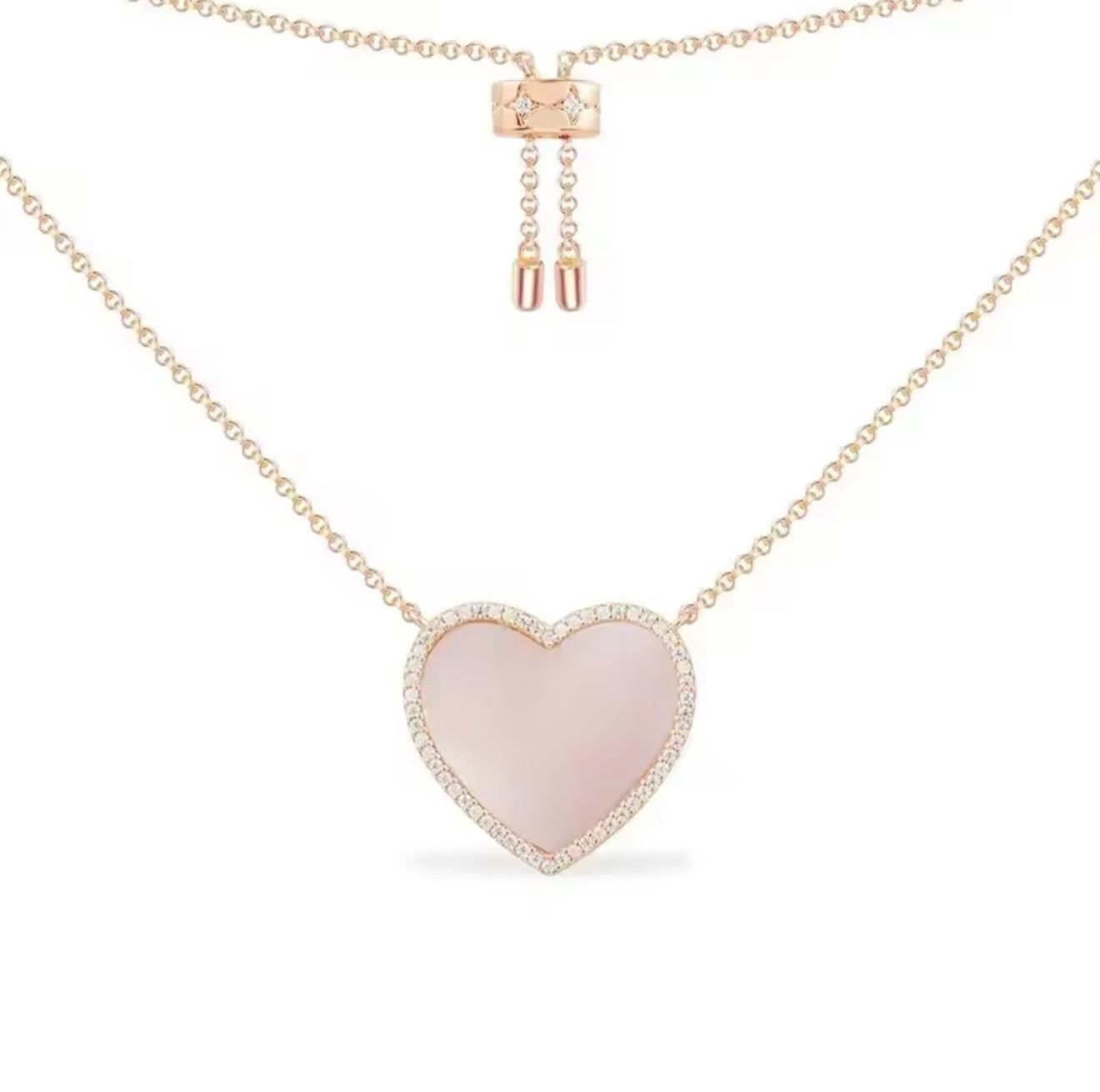 Cherie Hearts Necklace