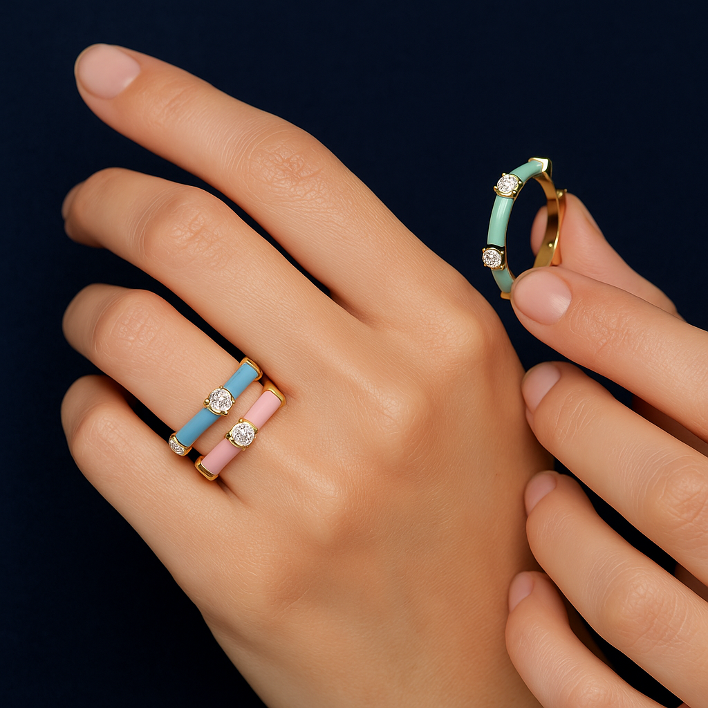 Enamel Rings