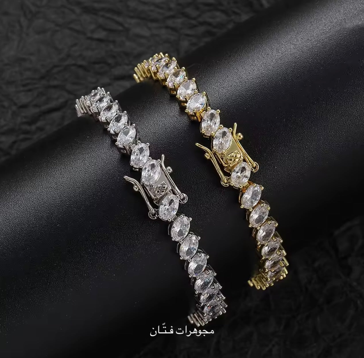 سوار Brass Tennis ذهبي