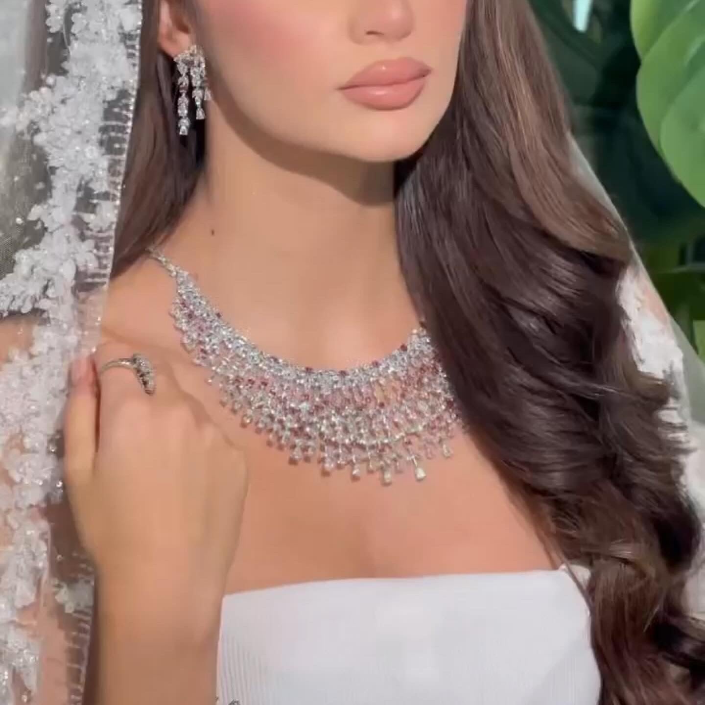 طقم ليلى فضي،وردي