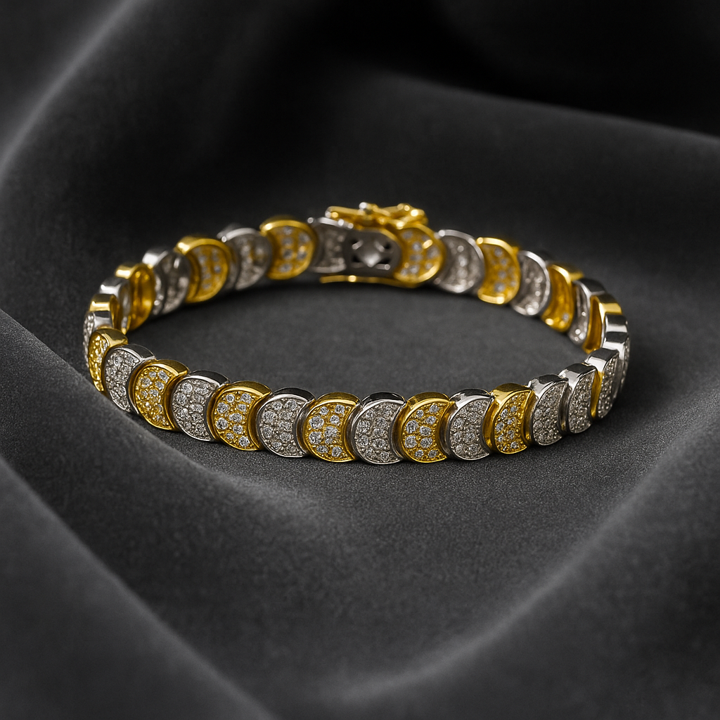 أسوار Moon فضي،ذهبي